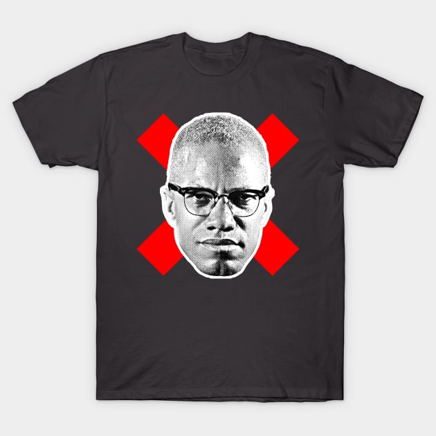 Malcolm X T-Shirt by DankFutura